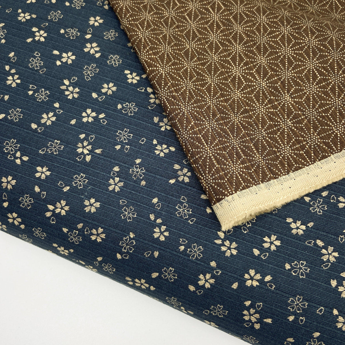 Japanese Cotton Dobby — Navy – Loom and Stars