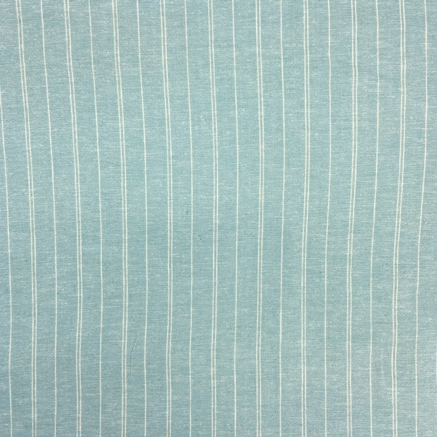 Hemp Organic Cotton Lightweight - Nile Blue Stripe