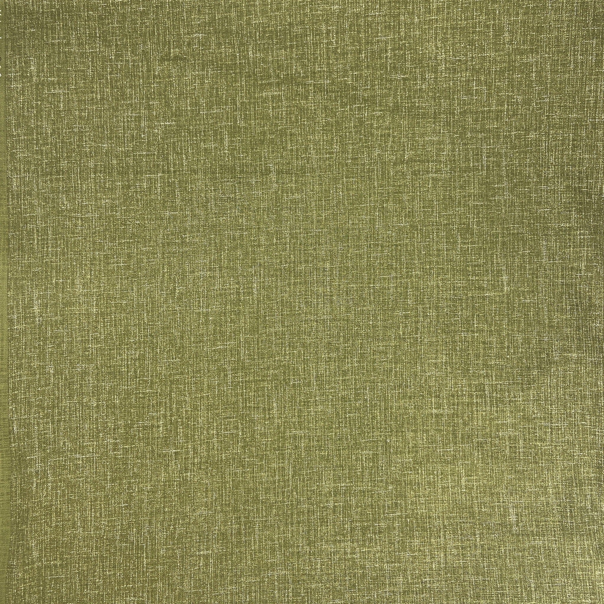 Japanese Cotton Uneven Yarns Sheeting Print - Kasuri Green