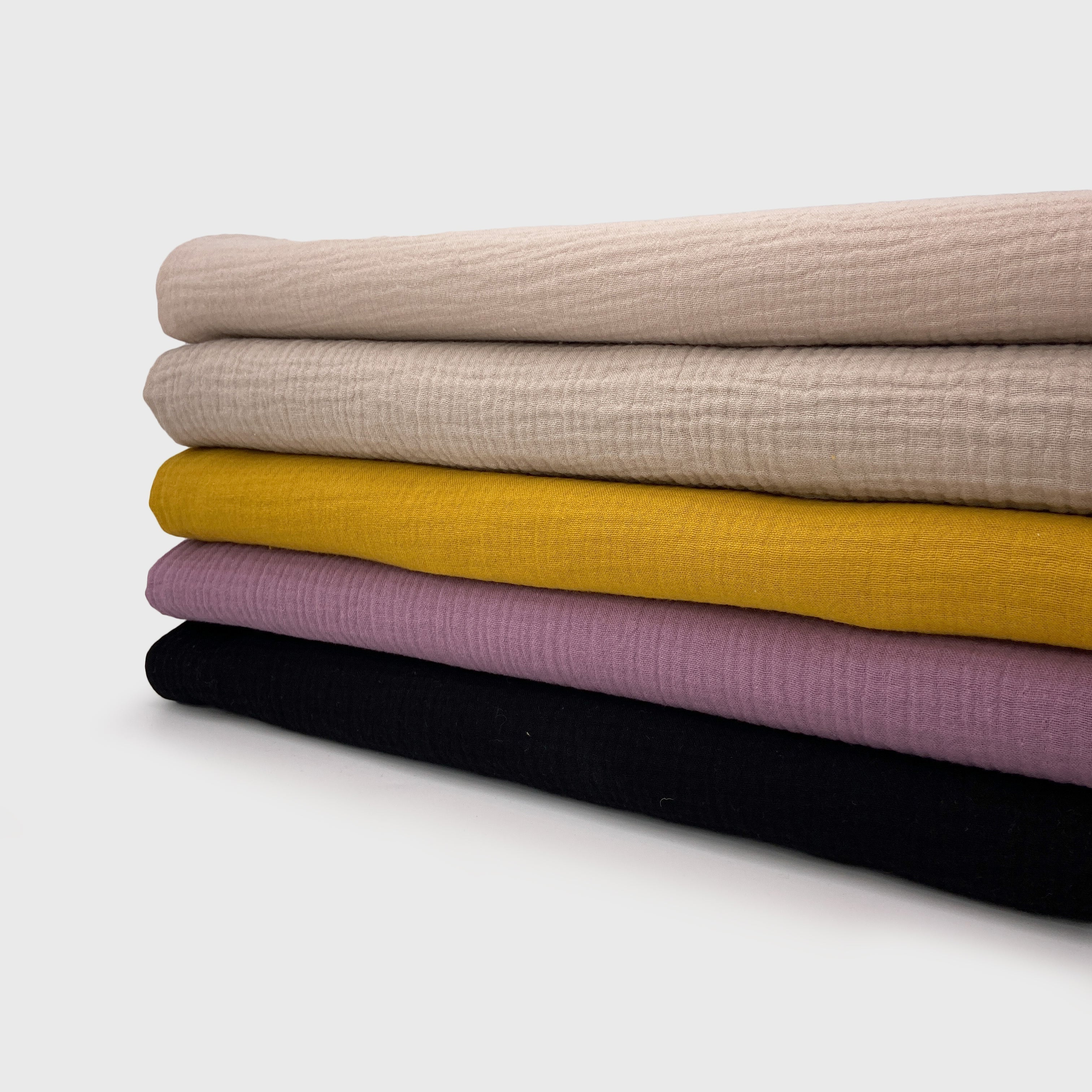 Organic Cotton Crinkle Double Gauze - Ginger