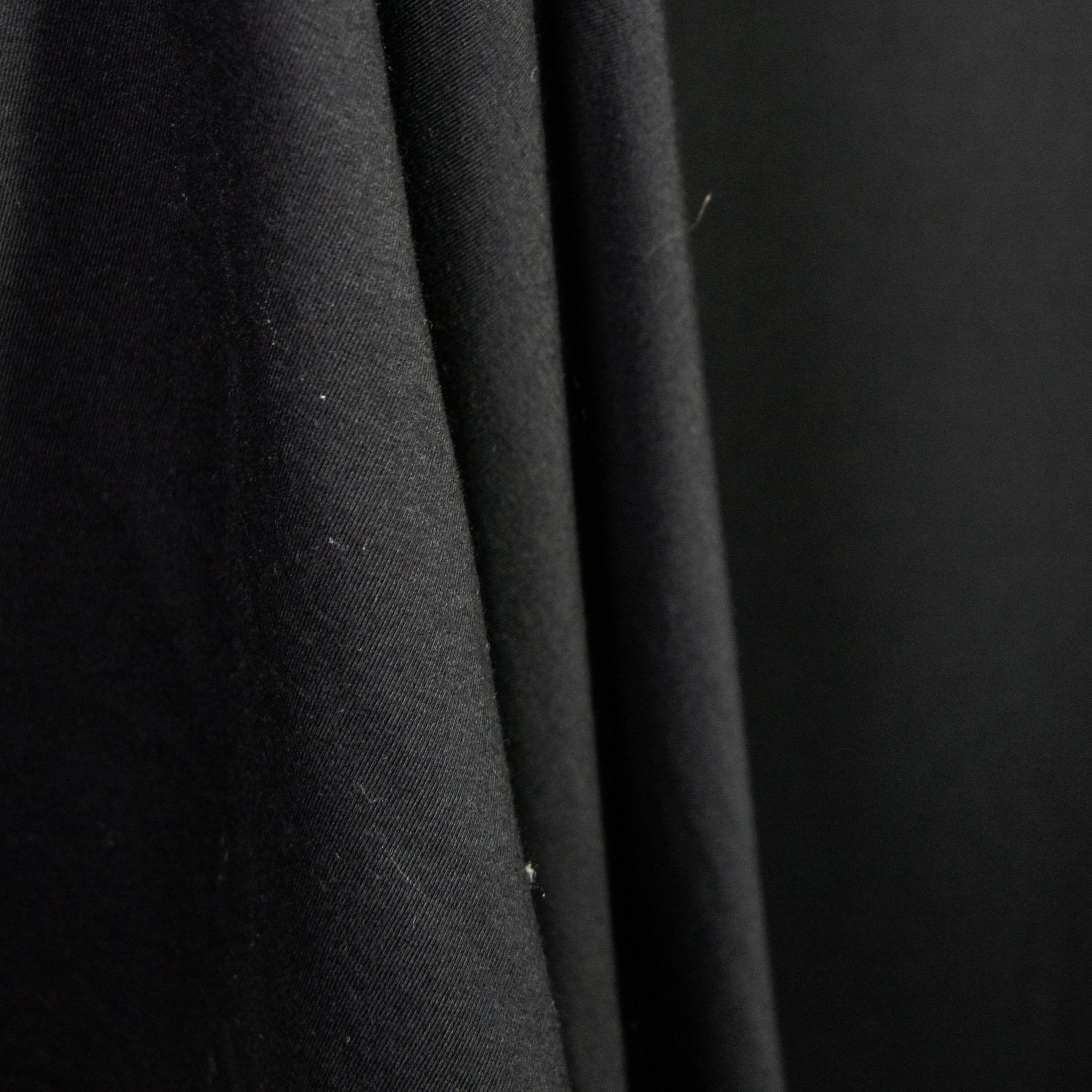 Tencel Organic Cotton Spandex Fleece - Black