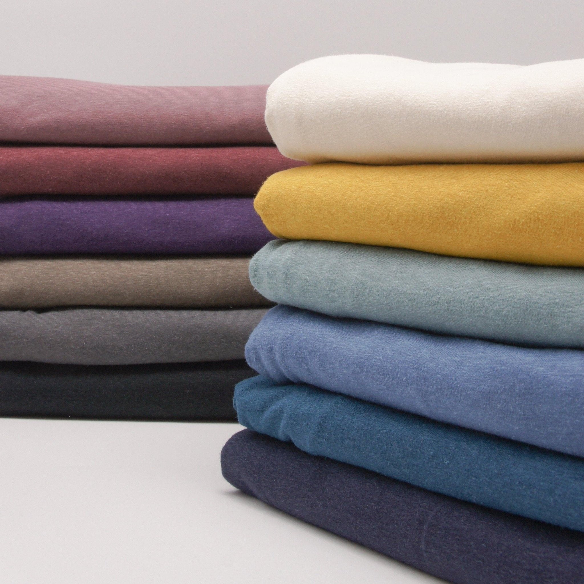 Hemp Organic Cotton Spandex Jersey - Charcoal - Earth Indigo