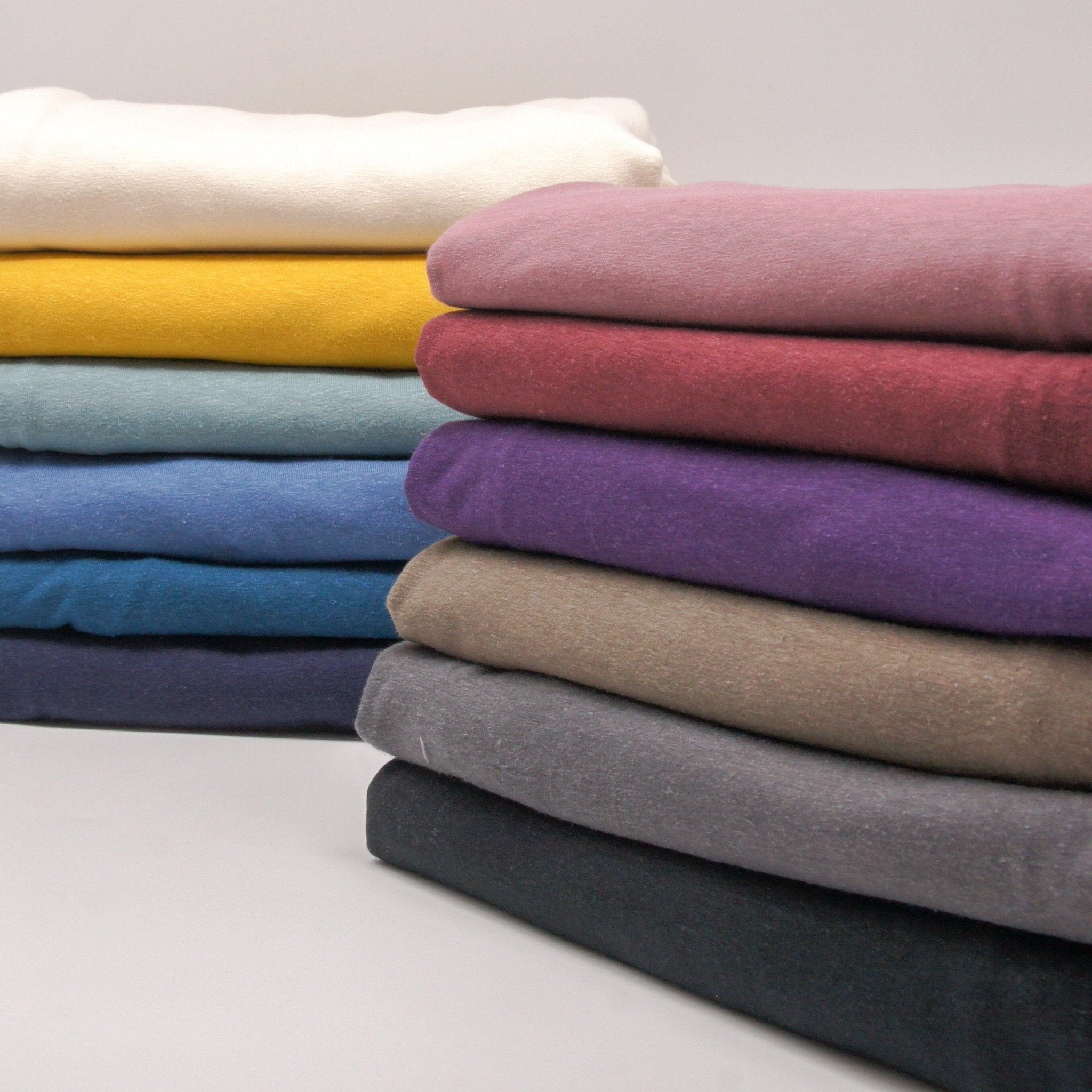 Hemp Organic Cotton Spandex Jersey - Charcoal - Earth Indigo